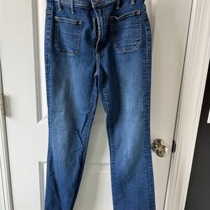 MOTHER Women’s Mid the Insider Ankle Jeans